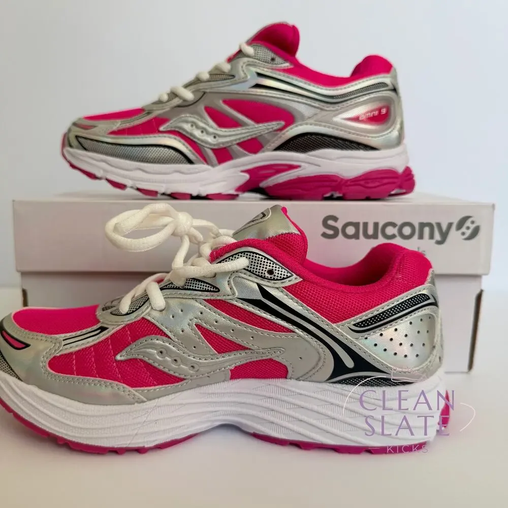 Saucony Omni 9 Fuchsia Silver Youth 4.5M NIB